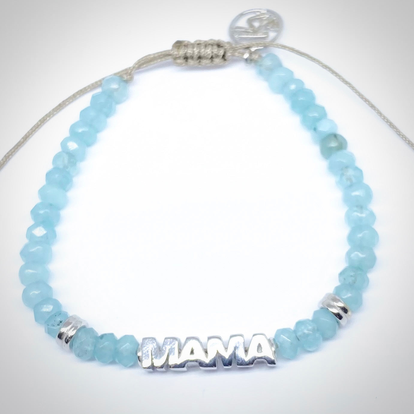 Mama Color:blue Polsera MAMA Light blue – Estrada Joiers