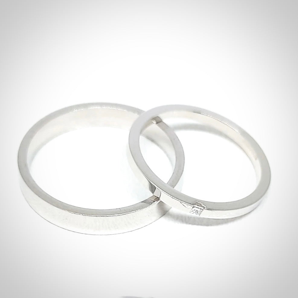 
                  
                    Aliança Wedding Minimal - Estrada Joiers 
                  
                