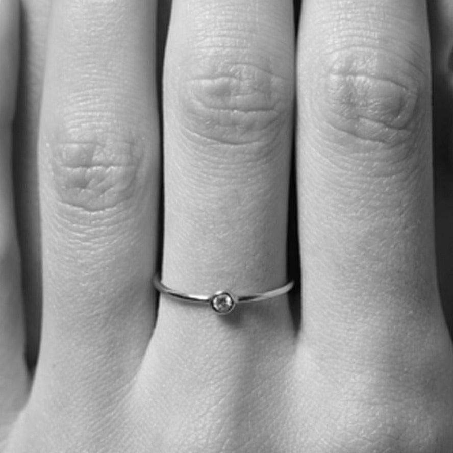 Anell My Diamonds Round White - Estrada Joiers 