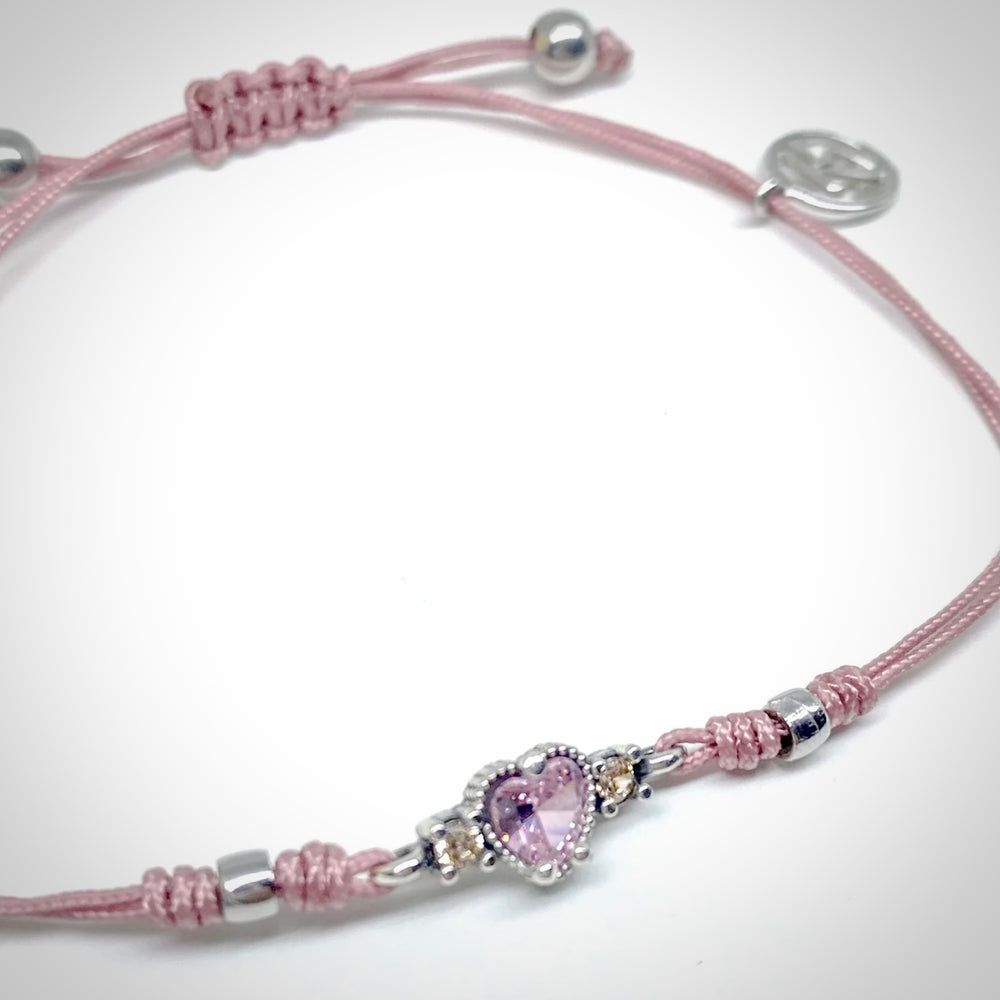 Polsera Valentine's Day PINK - Estrada Joiers 