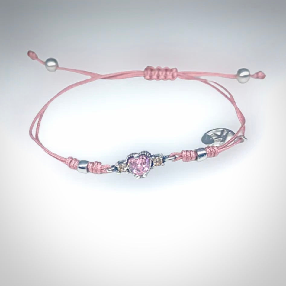 
                  
                    Polsera Valentine's Day PINK - Estrada Joiers 
                  
                