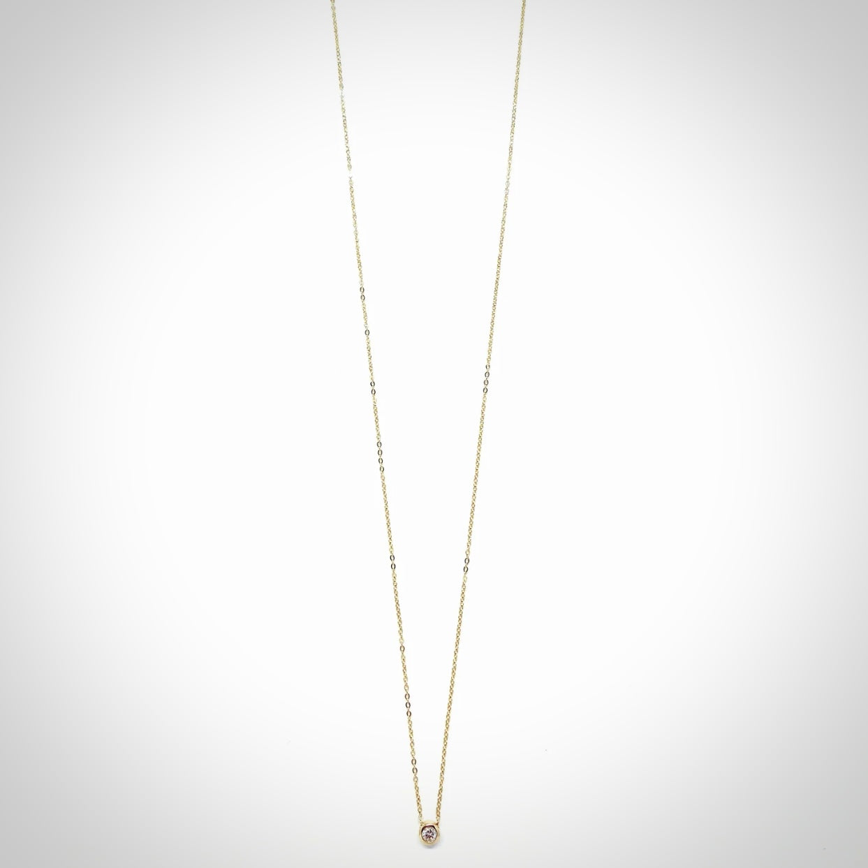Collar My Diamonds round yellow gold - Estrada Joiers 