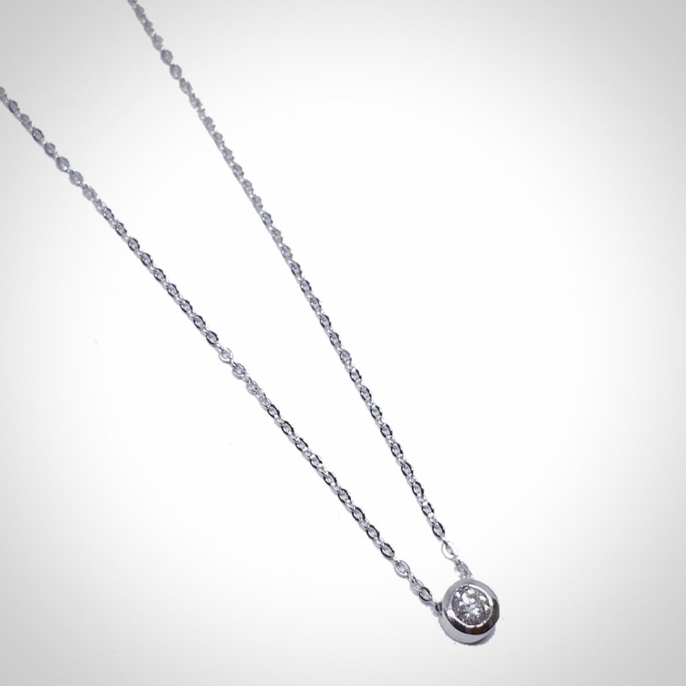 Collar My Diamonds round white gold - Estrada Joiers 