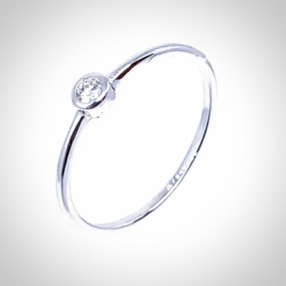 Anell My Diamonds Round White - Estrada Joiers 