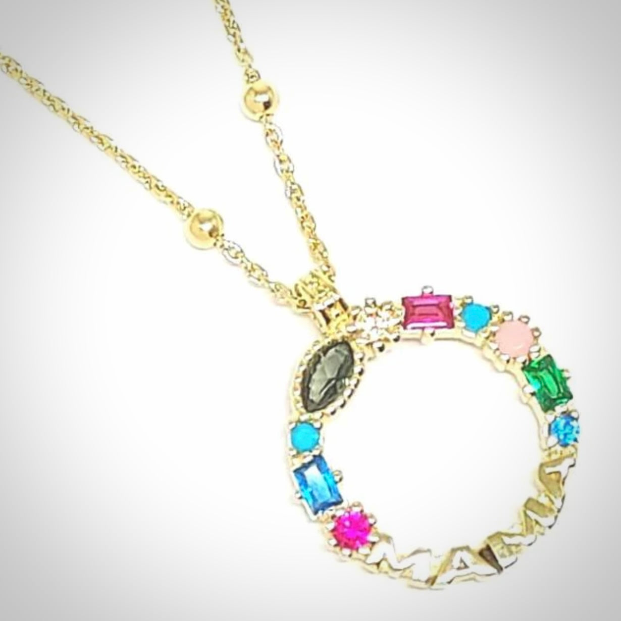 Collar MAMA Multicolors - Estrada Joiers 