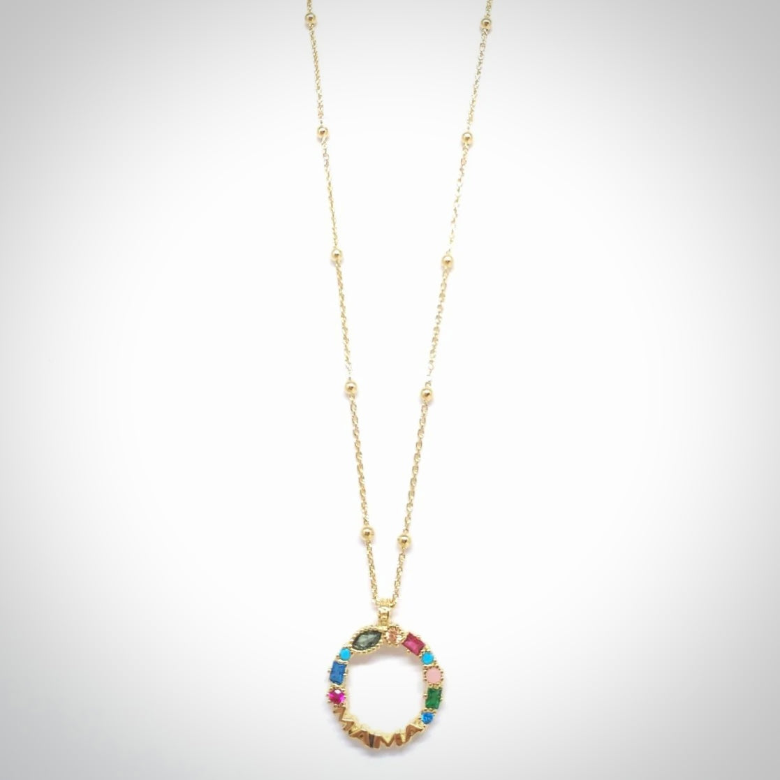 Collar MAMA Multicolors - Estrada Joiers 